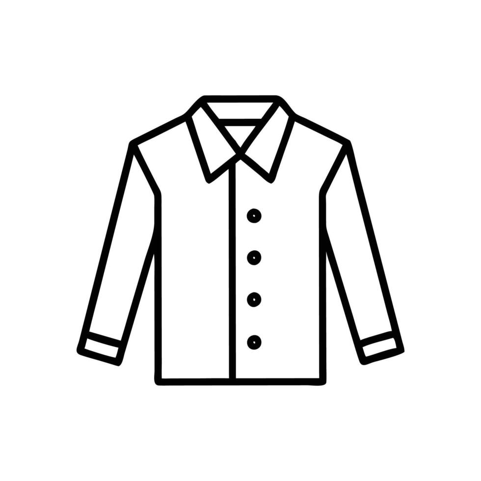 Stylish ButtonUp Shirt Design for Smart Casual vector