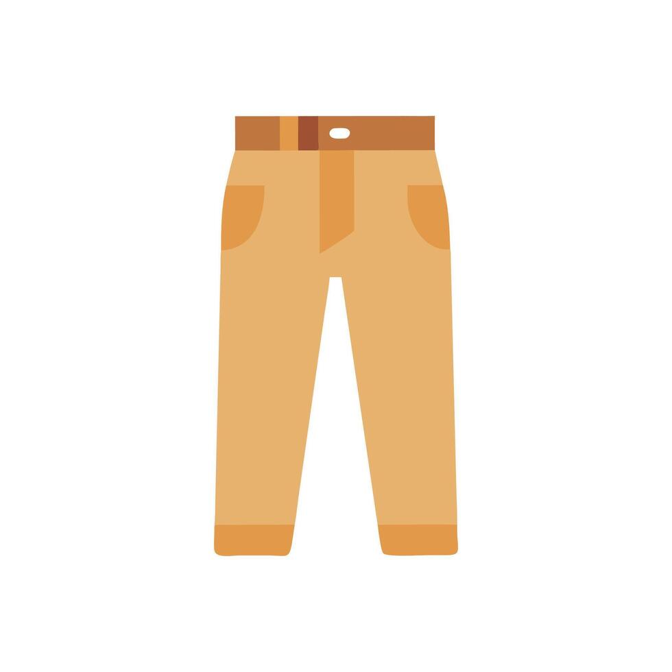 Stylish Chinos Design for Smart Casual vector