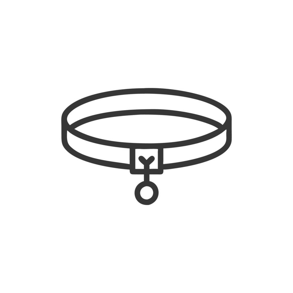Chic Choker Illustration for Trendy Looks vector