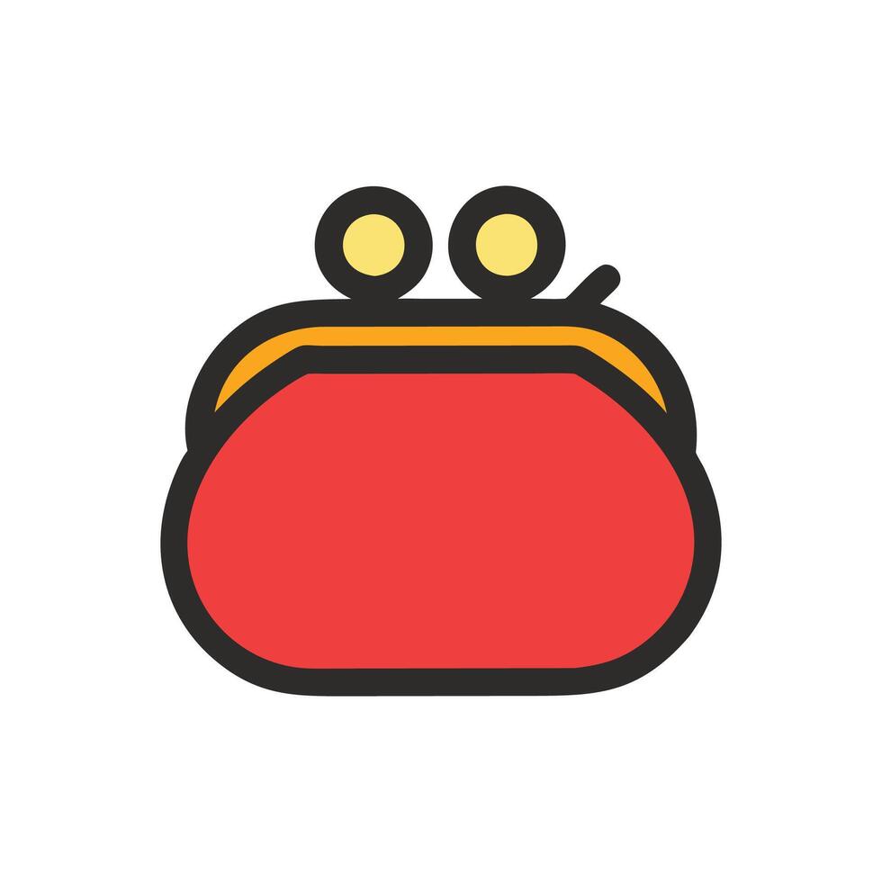 Elegant Coin Purse Concept for Fashion Lovers vector