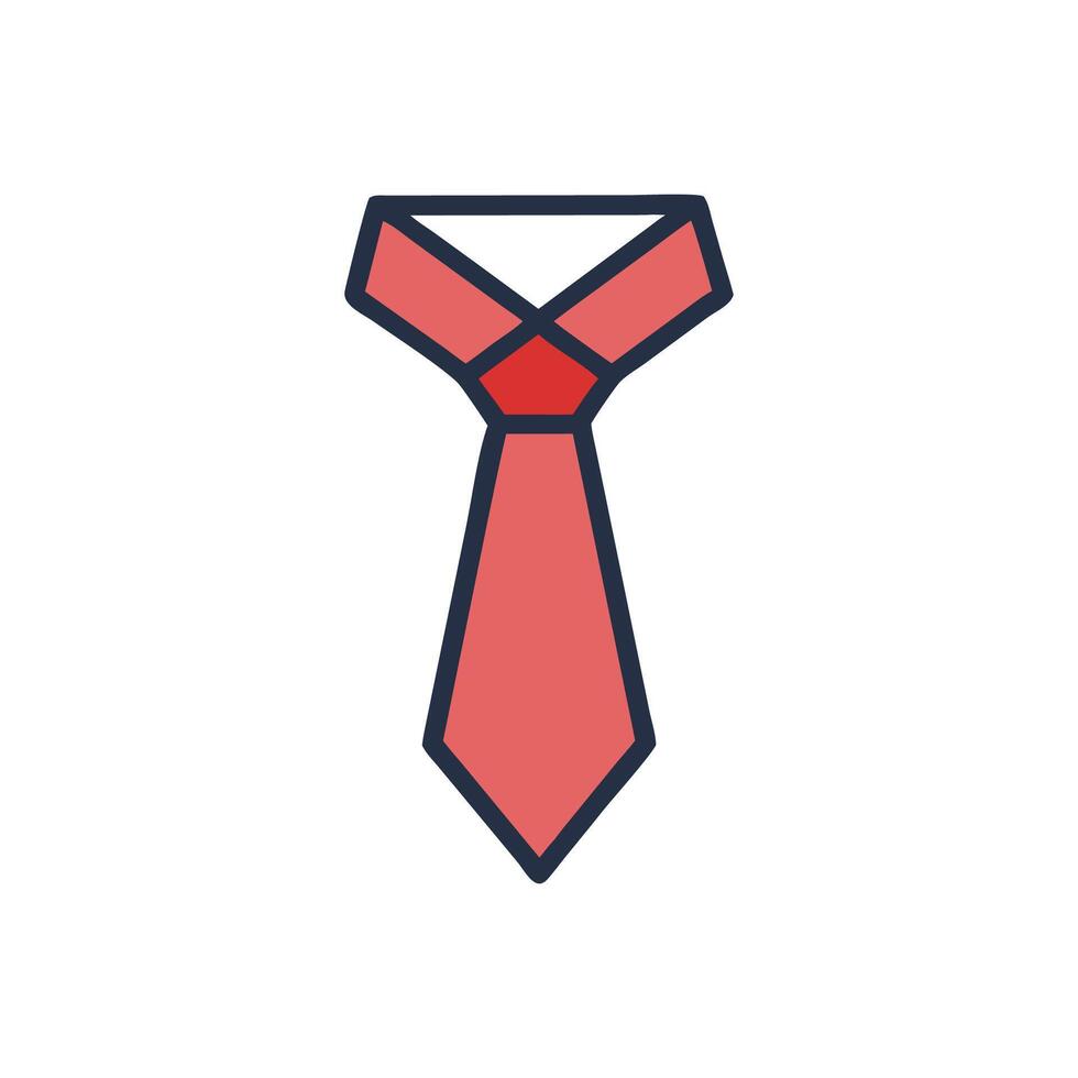 Stylish Cravat Illustration for Elegant Looks vector