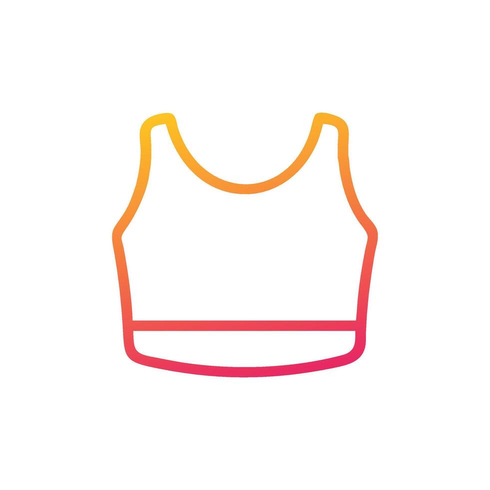 Stylish Crop Top Concept for Fashion Enthusiasts vector