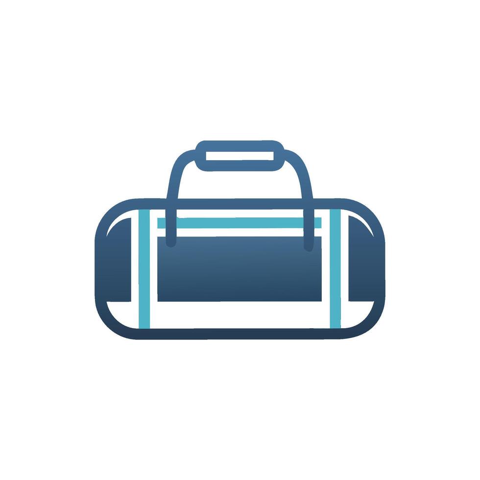 Chic Duffel Bag Design for Travel Adventures vector