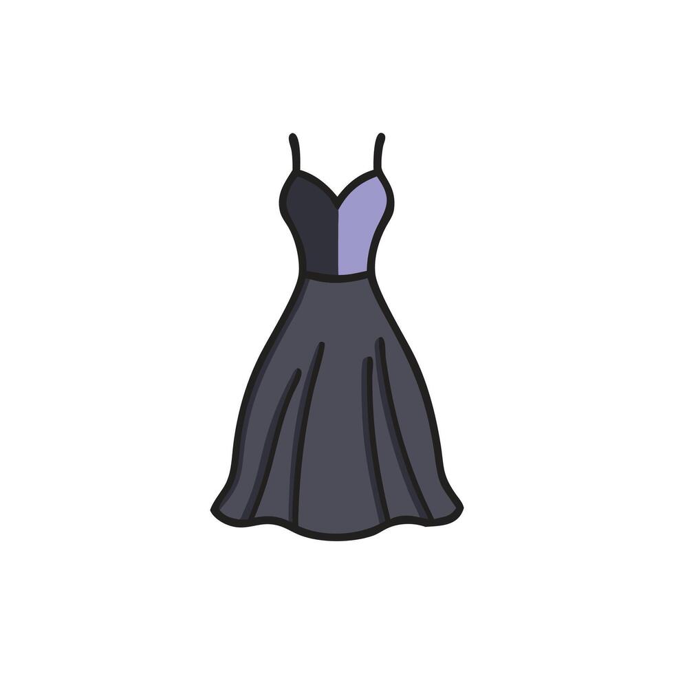 Stylish Evening Gown Concept for Fashion Enthusiasts vector