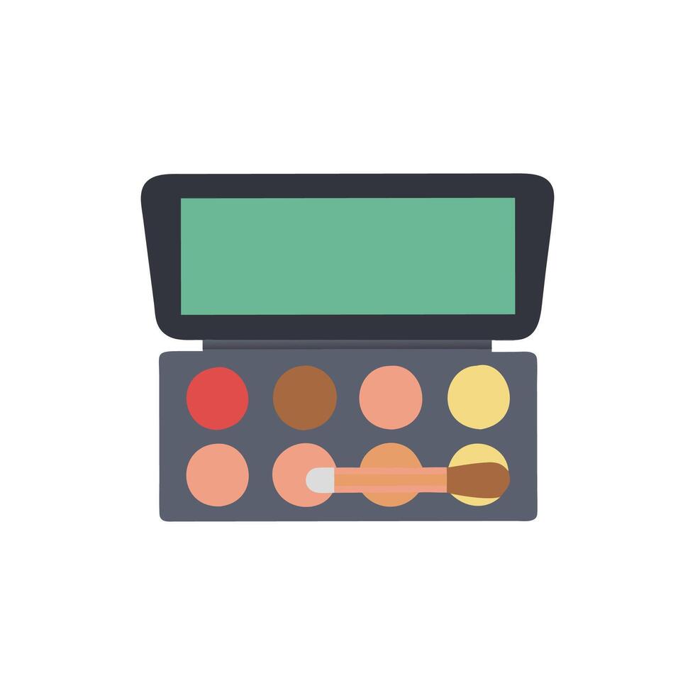 Chic Eyeshadow Design for Stunning Makeup vector