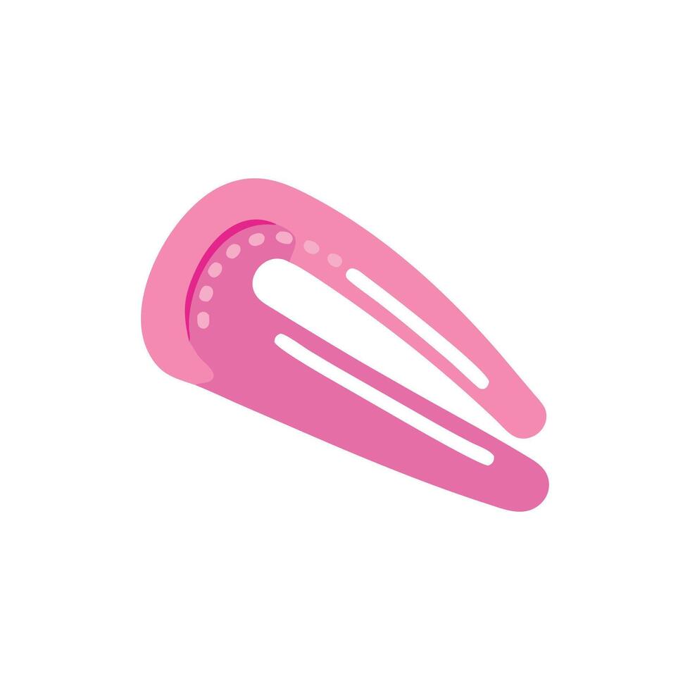 Chic Hair Clip Design for Stylish Looks vector
