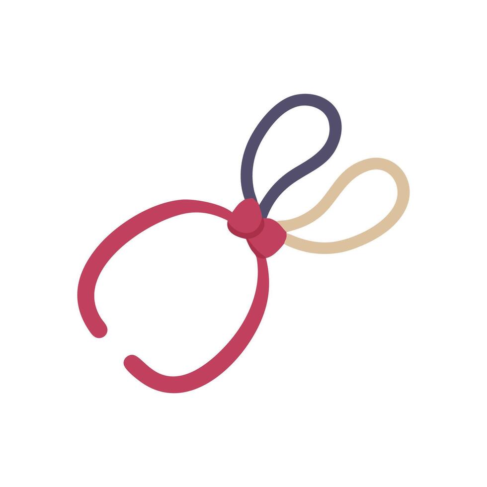 Chic Hair Tie Design for Everyday Use vector
