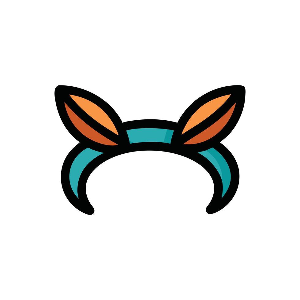 Chic Headband Design for Stylish Looks vector