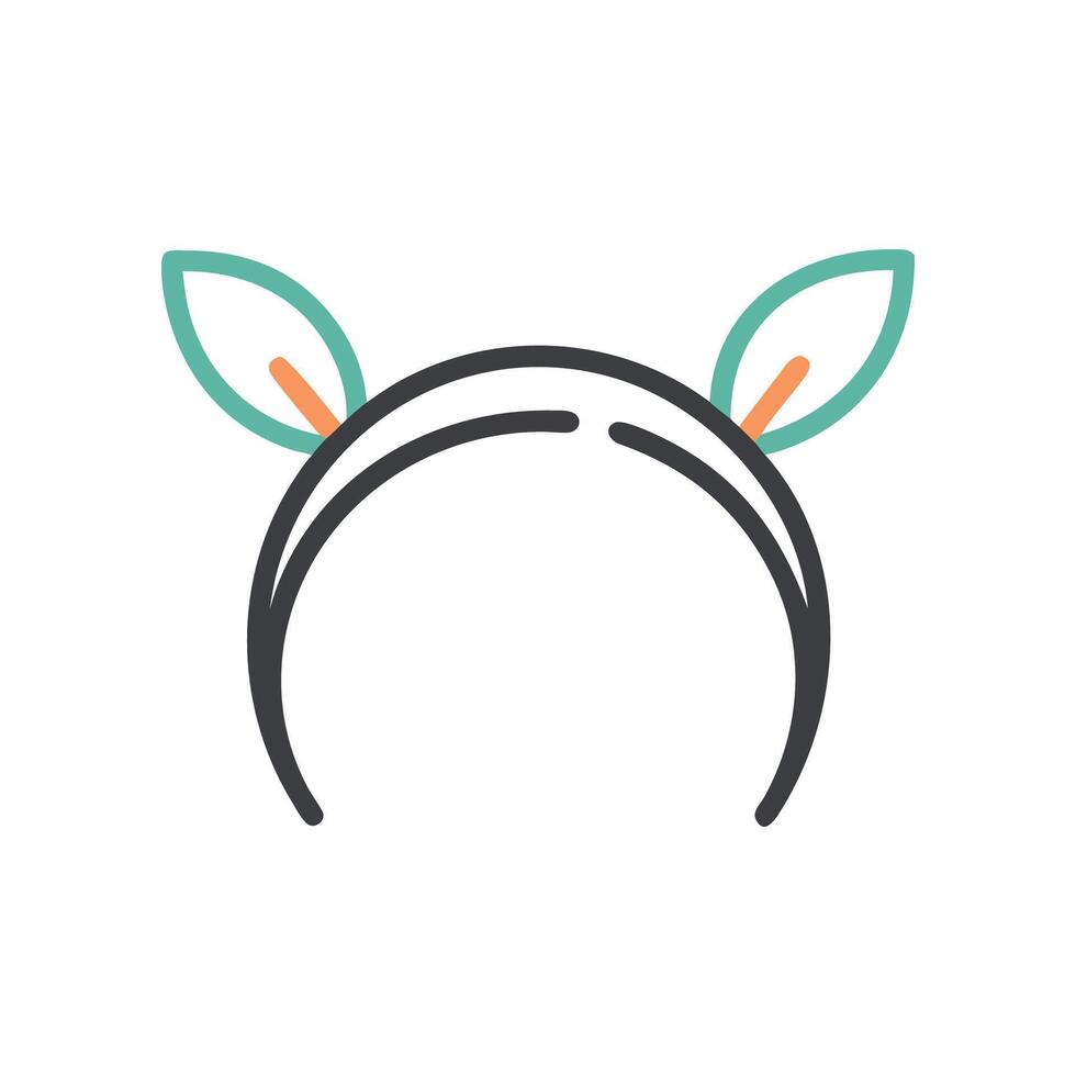 Unique Headband for Creative Designs vector