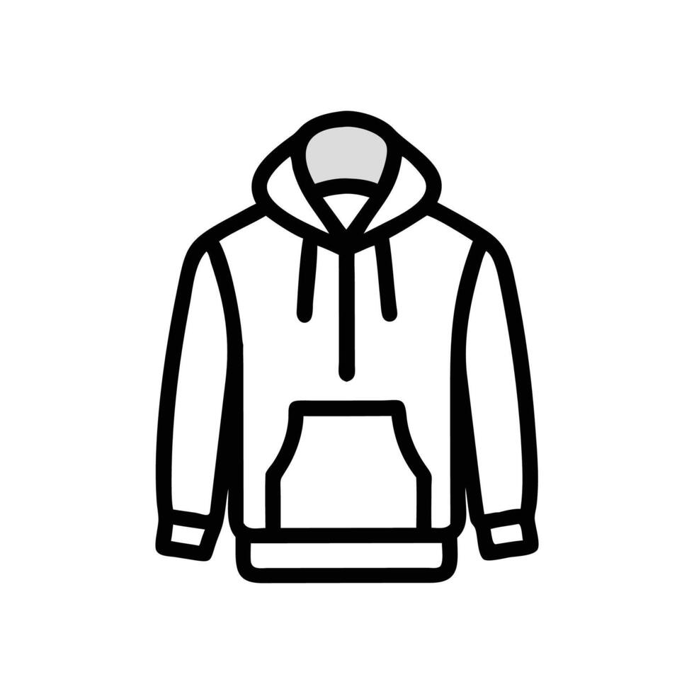 Elegant Hoodie Concept for Relaxed Fashion vector