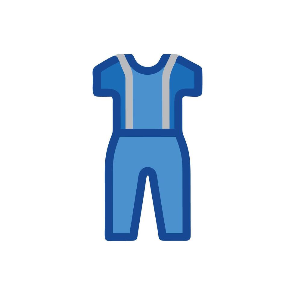 Unique Jumpsuit for Creative Designs vector
