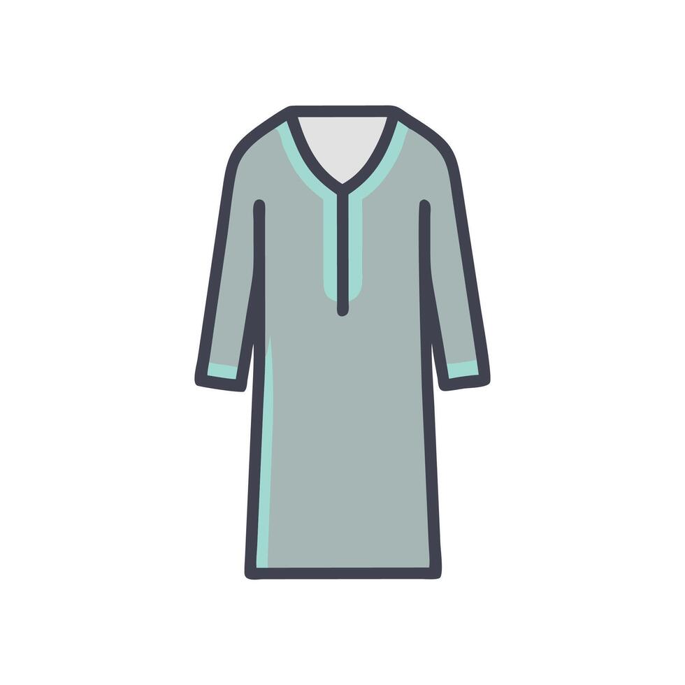 Chic Kaftan Design for Summer Style vector