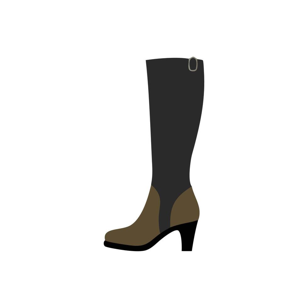 Elegant KneeHigh Boots Concept for Fashion Lovers vector
