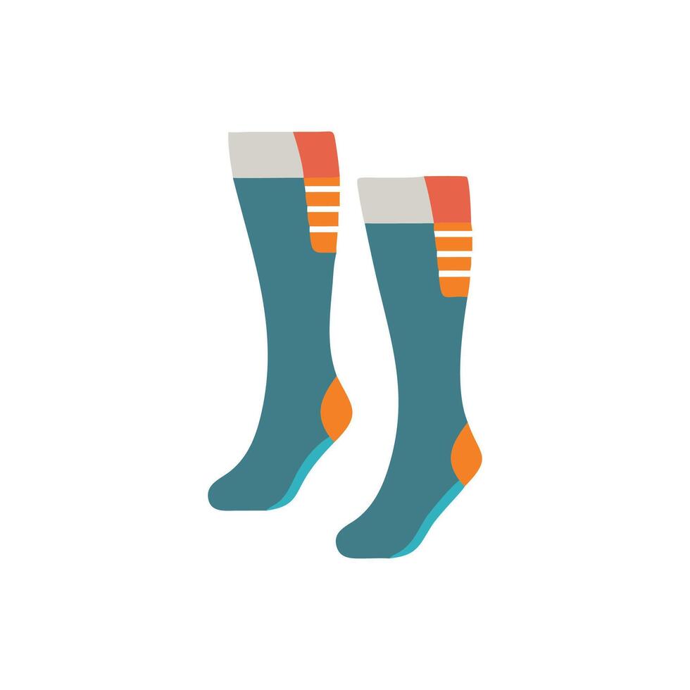 Stylish Leg Warmers Illustration for Cold Days vector