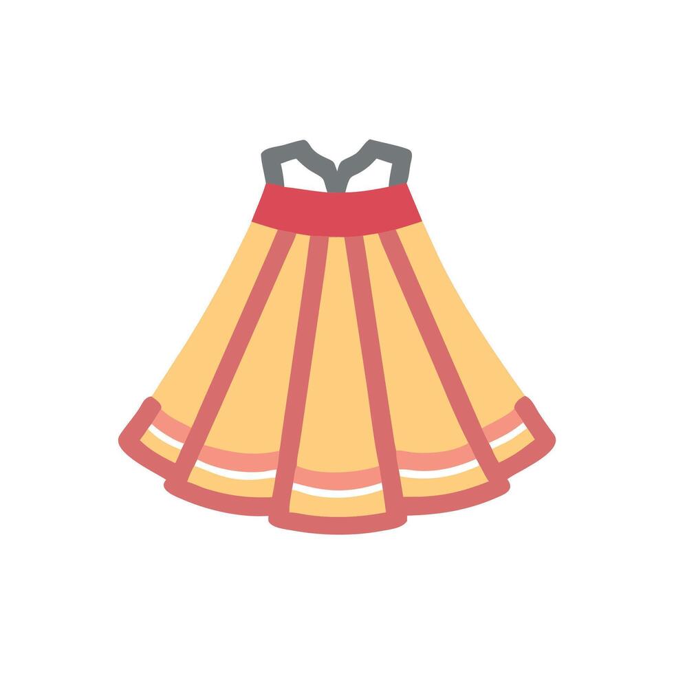 Elegant Lehenga Design for Traditional Events vector