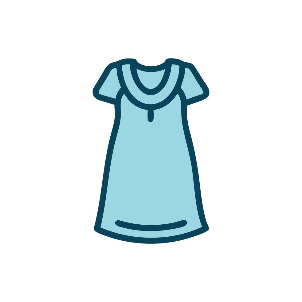 Chic Nightgown Design for Comfortable Nights vector