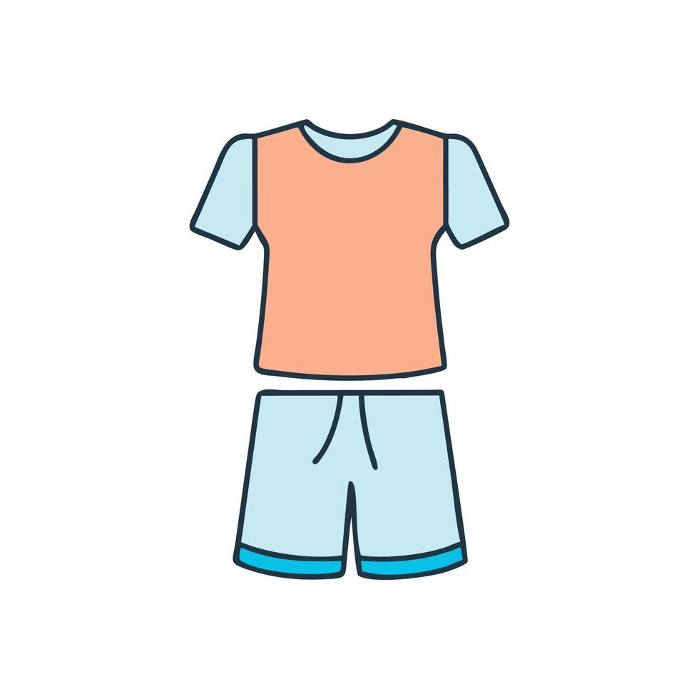 Elegant Pajamas Concept for Fashion Lovers vector