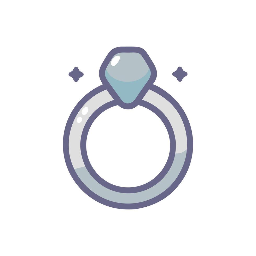 Chic Ring Design for Fashion Accessories vector