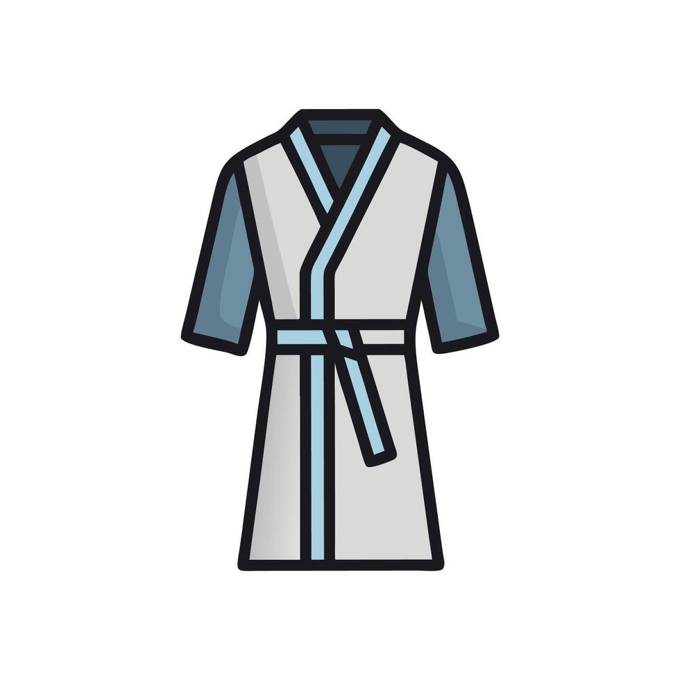 Elegant Robe Concept for Fashion Lovers vector