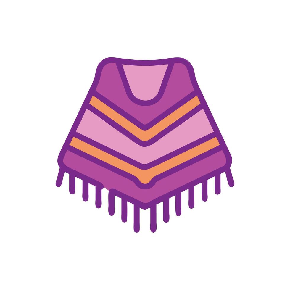 Stylish Shawl Illustration for Special Occasions vector