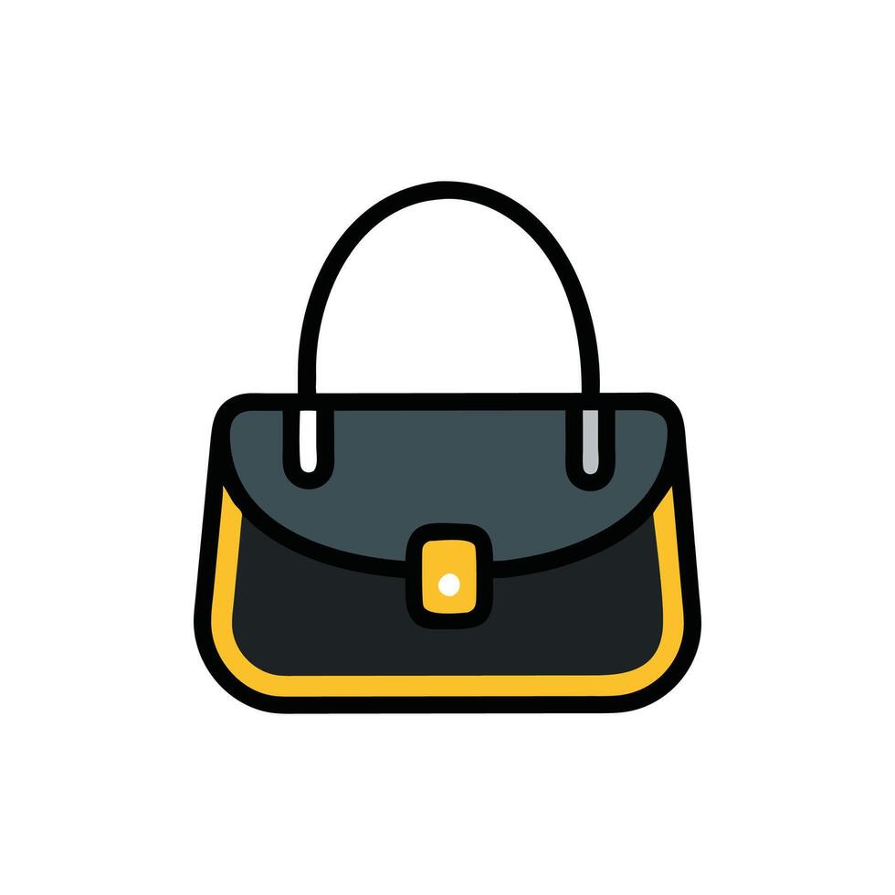 Elegant Shoulder Bag Concept for Casual Fashion vector