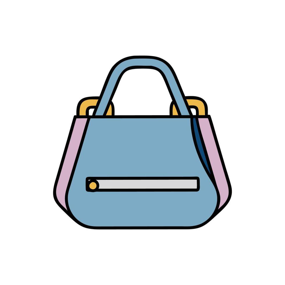Chic Shoulder Bag Design for Everyday Use vector