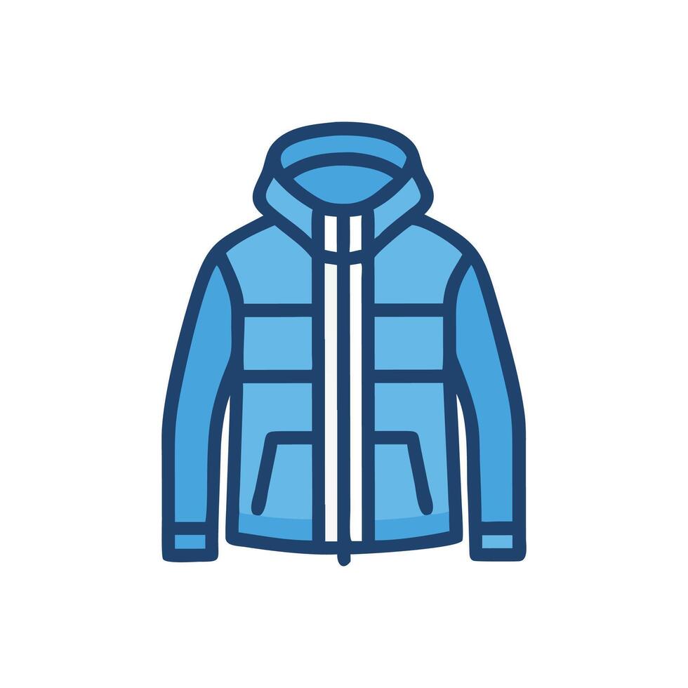 Elegant Ski Jacket Concept for Fashion Lovers vector