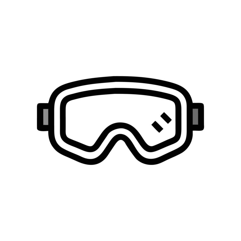 Elegant Ski Goggles Concept for Fashion Enthusiasts vector