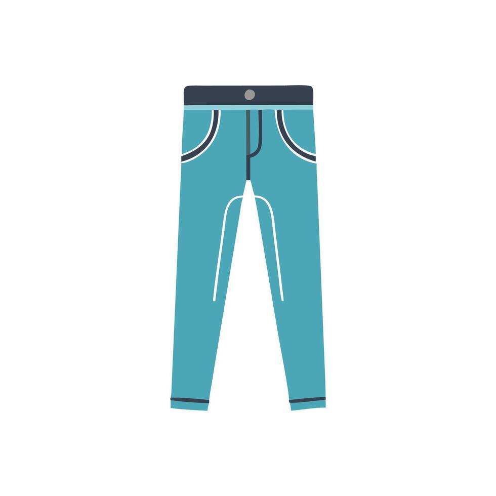 Elegant Skinny Jeans Concept for Fashion Lovers vector