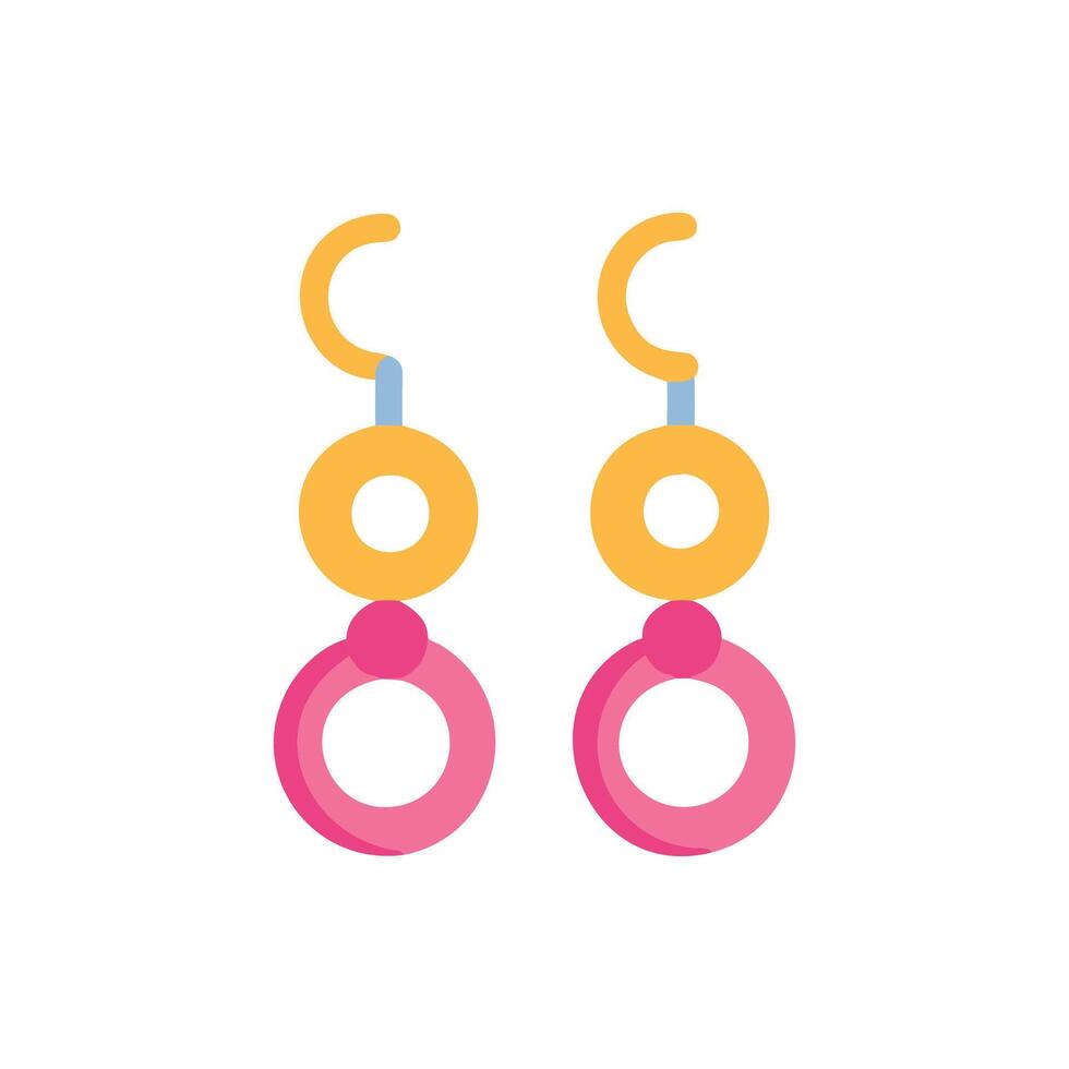 Elegant Stud Earrings Concept for Fashion Enthusiasts vector