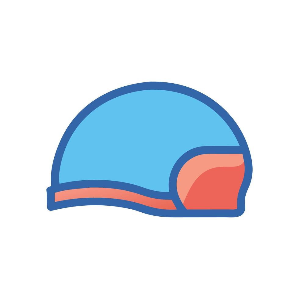 Chic Swim Cap Design for Pool Days vector