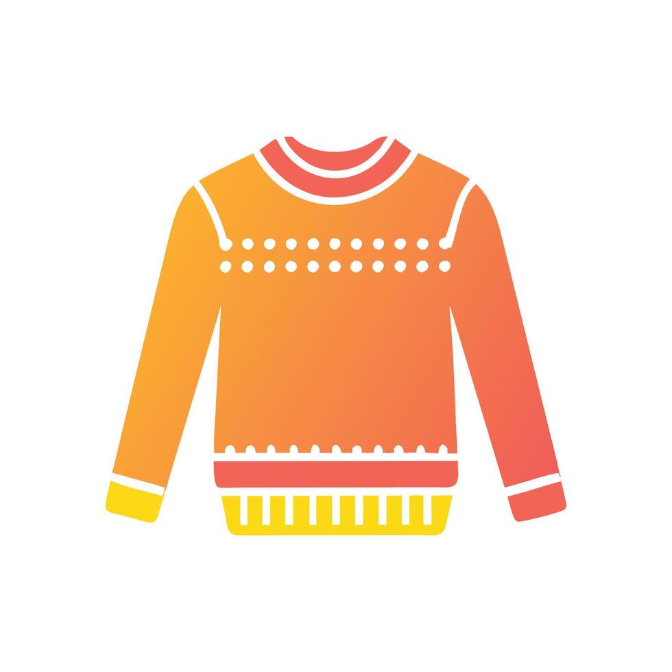 Unique Sweater for Creative Designs vector