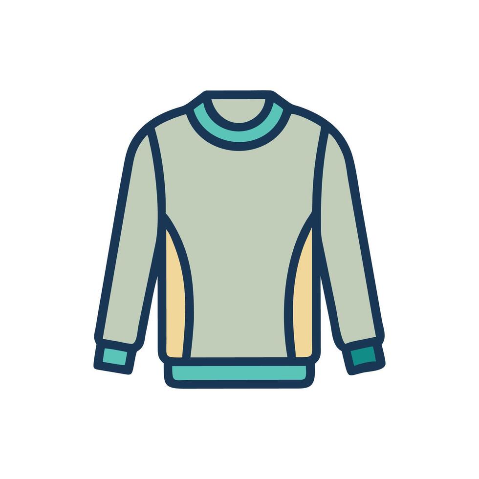 Unique Sweatshirt for Creative Designs vector