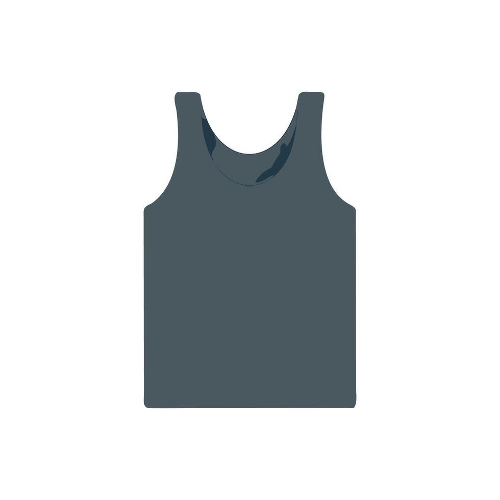 Chic Tank Top Design for Summer Style vector