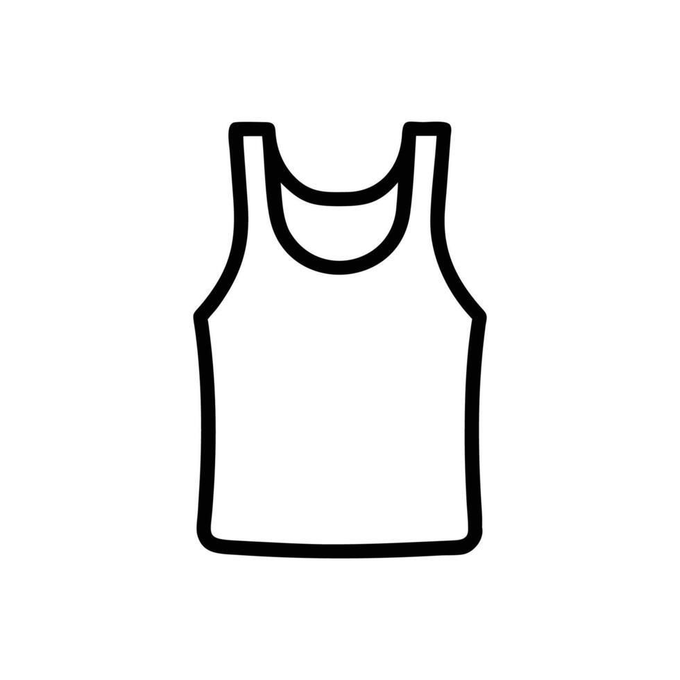 Unique Tank Top for Creative Designs vector