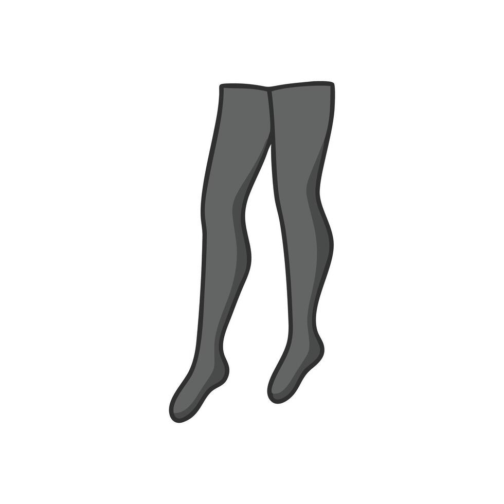 Stylish Tights Illustration for Winter Fashion vector