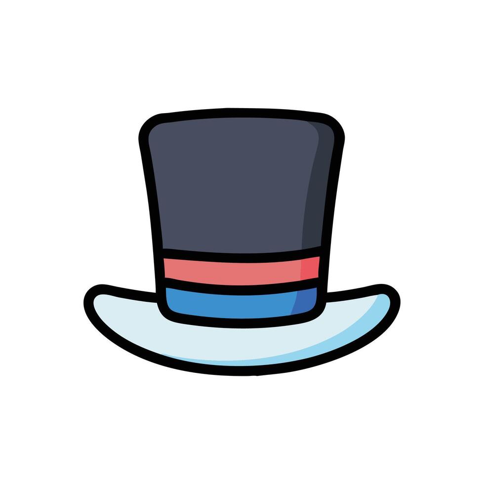 Elegant Top Hat Concept for Fashion Lovers vector