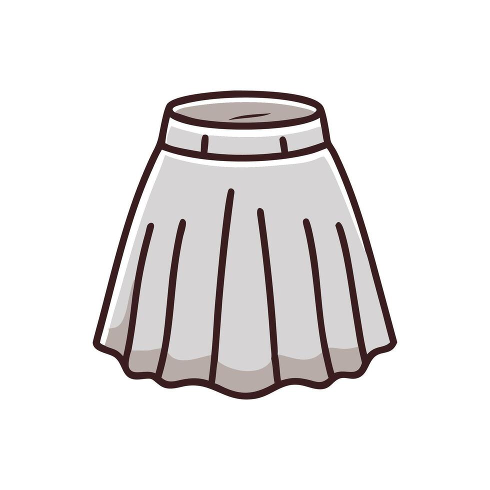 Chic Tulle Skirt Design for Elegant Looks vector