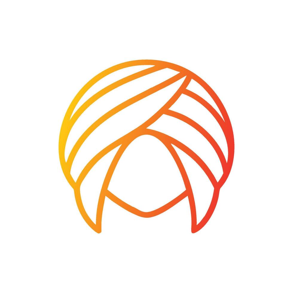 Unique Turban for Creative Designs vector
