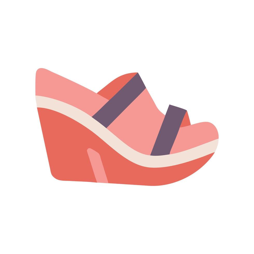 Elegant Wedges Concept for Fashion Lovers vector