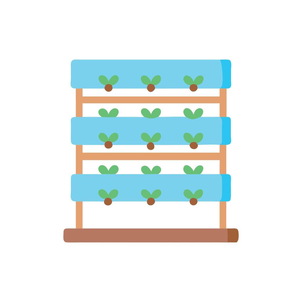 Creative Vertical Garden Icon for Design vector