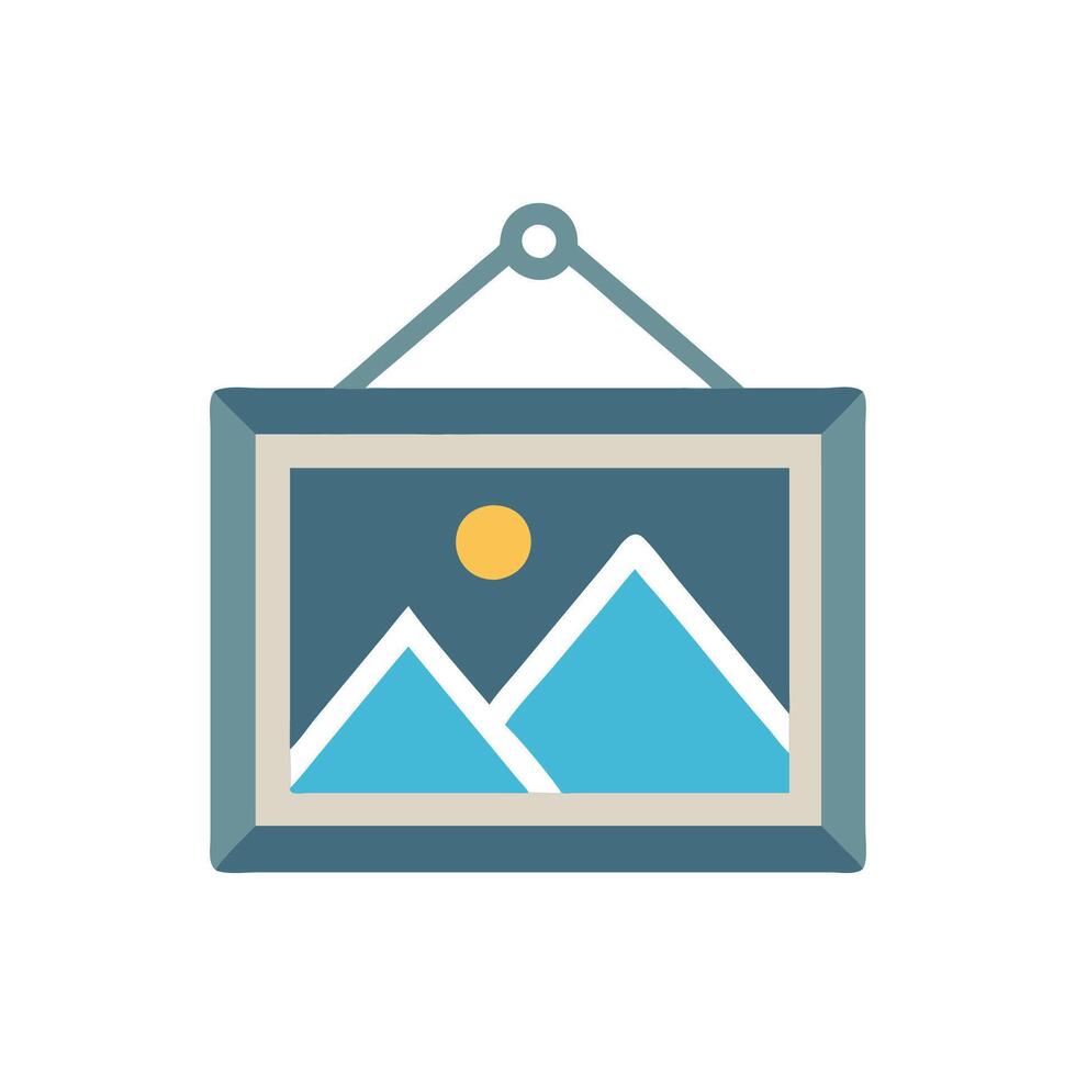 Wall Art Icon for Home Decor vector