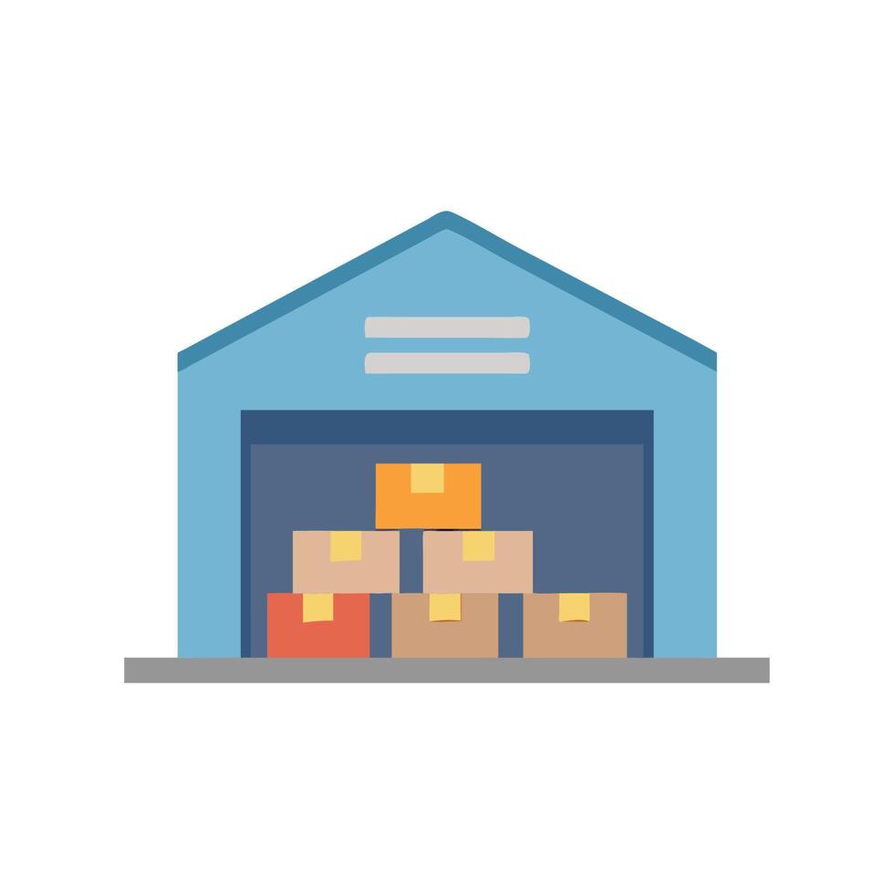 Warehouse Icon for Storage vector