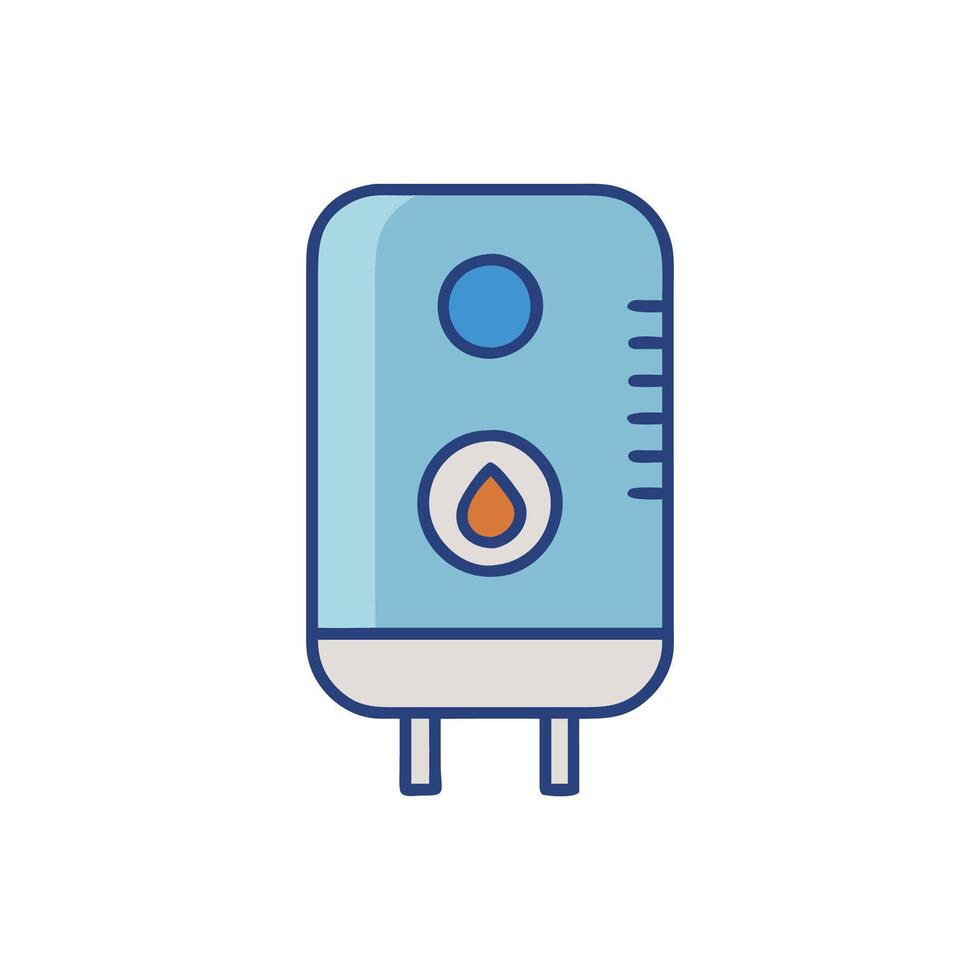 Water Heater Icon for Home vector