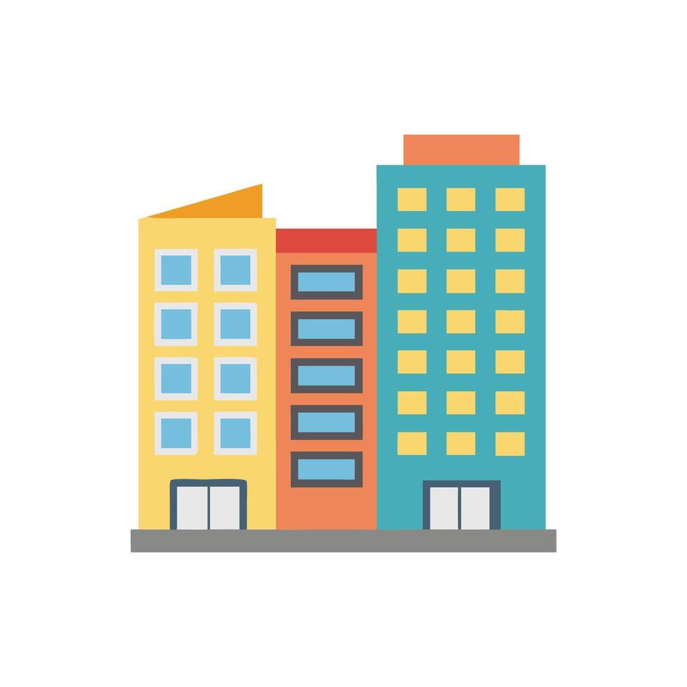 Creative Condo Icon Design vector