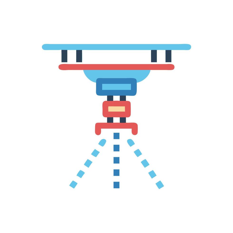 Unique Fire Sprinkler Icon for Safety vector