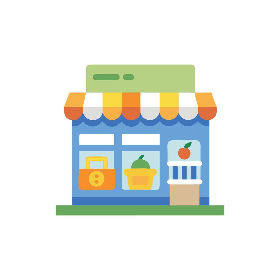 Grocery Store Nearby Icon for Convenience vector