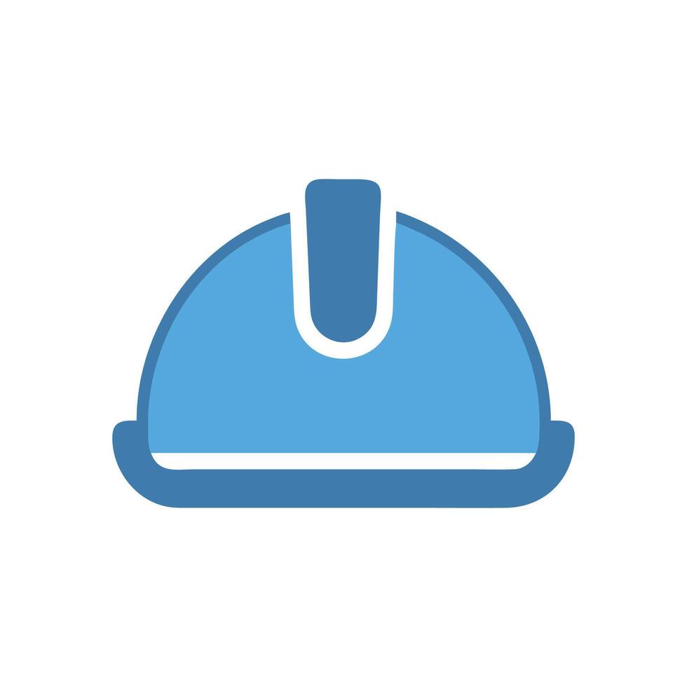 Stylish Hard Hat Icon for Safety vector