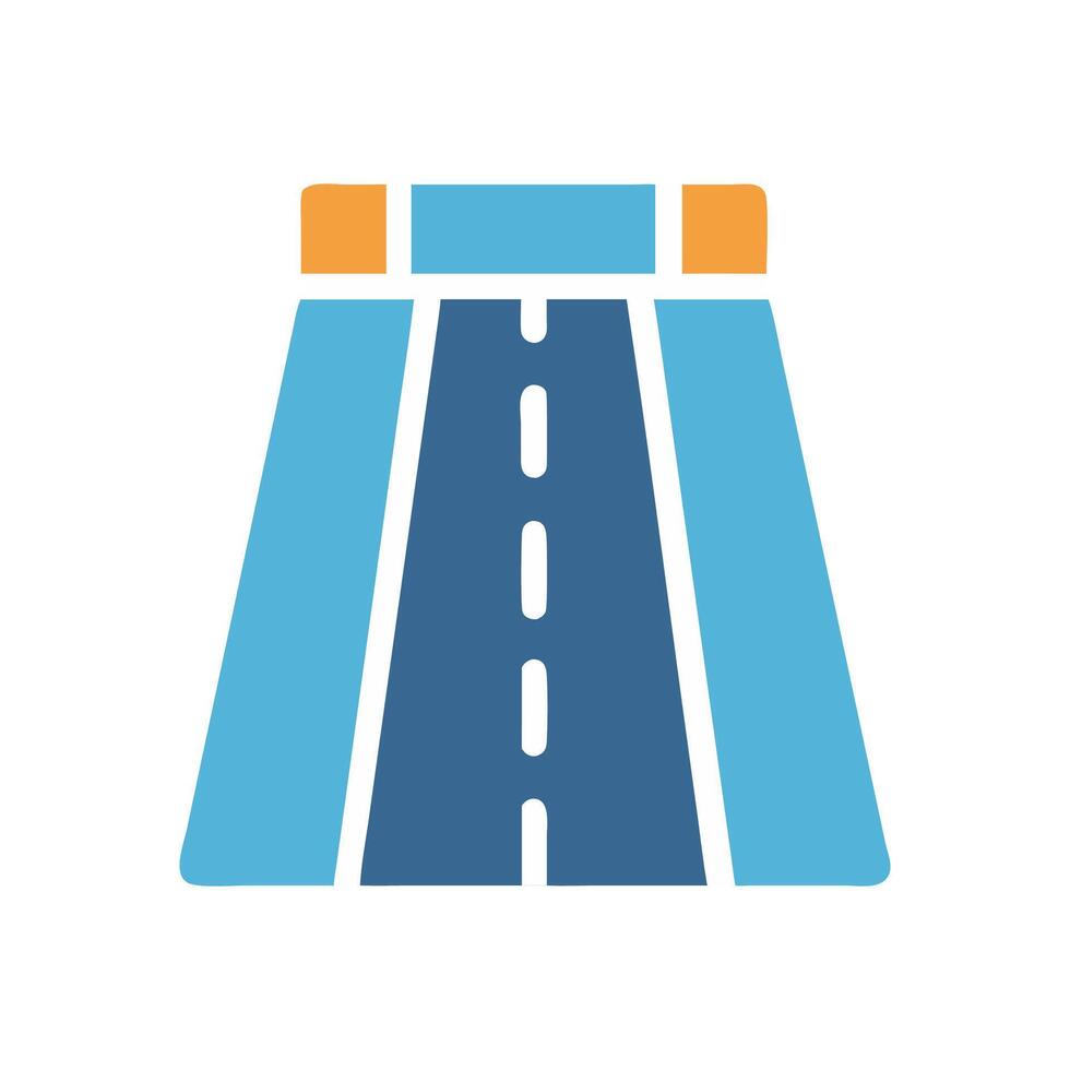 Creative Highway Access Icon for Design vector