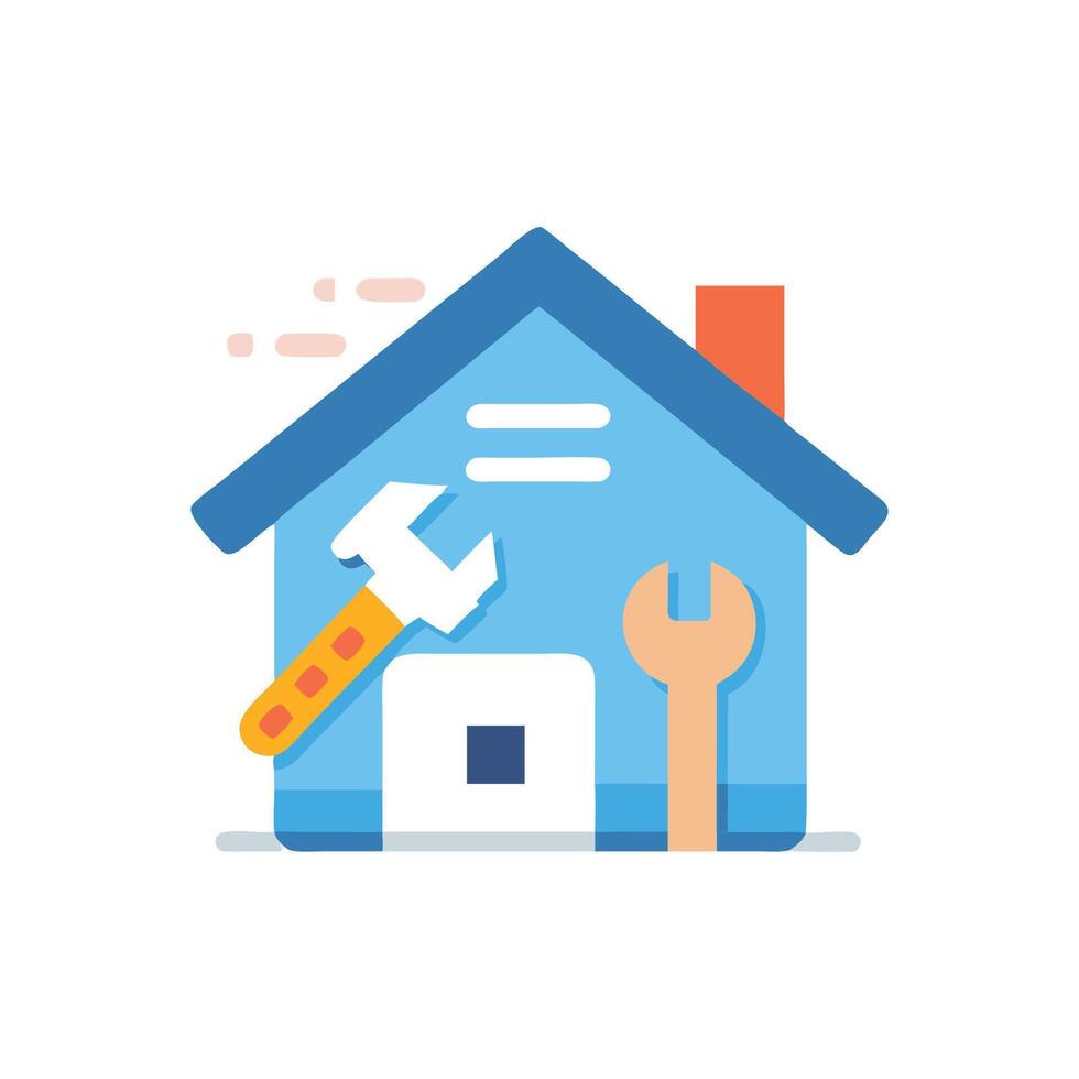 Unique Home Improvement Icon for Design vector